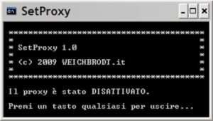 SetProxy off
