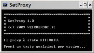 SetProxy on