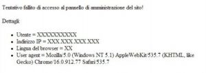 Email Login Failed